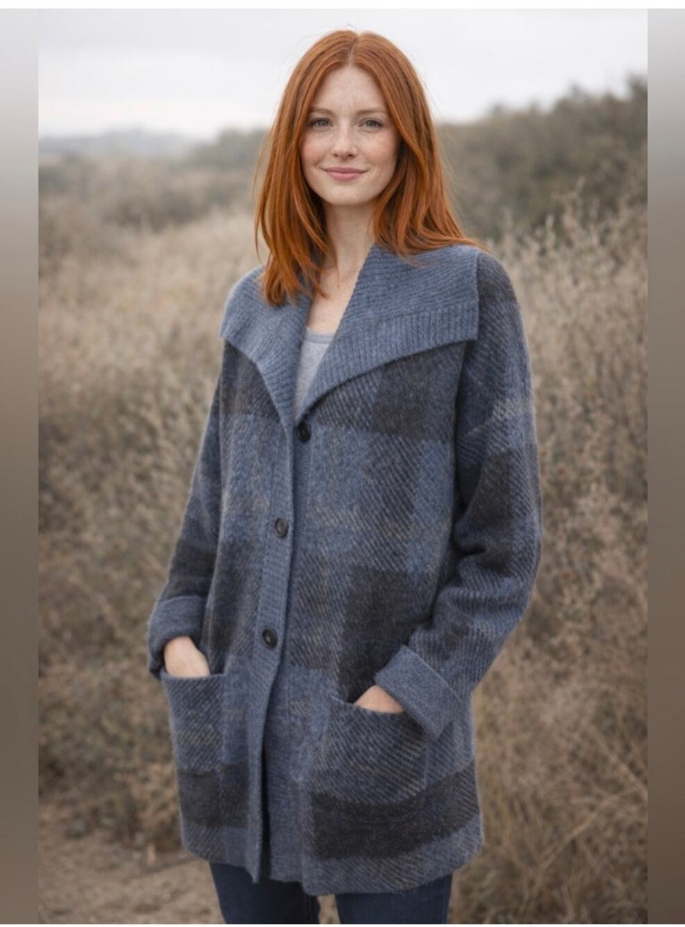 J. Jill plaid sweater